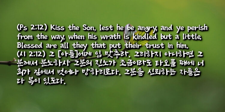 하나님의 독생자 예수 그리스도에게 입맞추고 연합하는 자