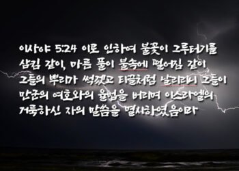선악이 거꾸로 된 세상과 구별되어 있지 않은 하나님의 백성