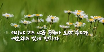 주의 날 준비