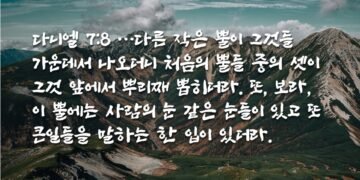 커지기 시작한 작은 뿔
