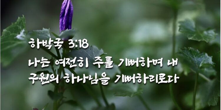 하나님을 기뻐하라