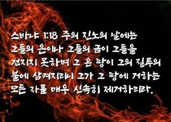하나님의 질투의 불