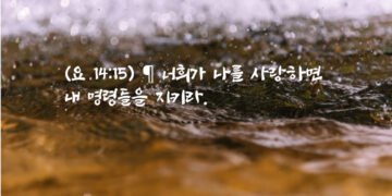 너희가 나를 사랑하면