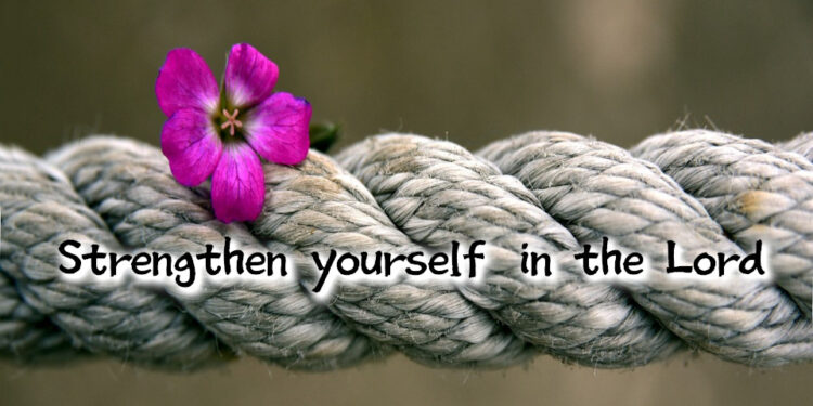 주님 안에서 강건하십시오