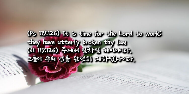 하나님 말씀 사랑