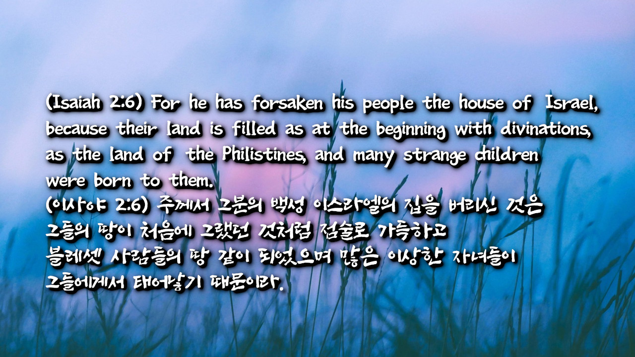 점술로 가득한 땅