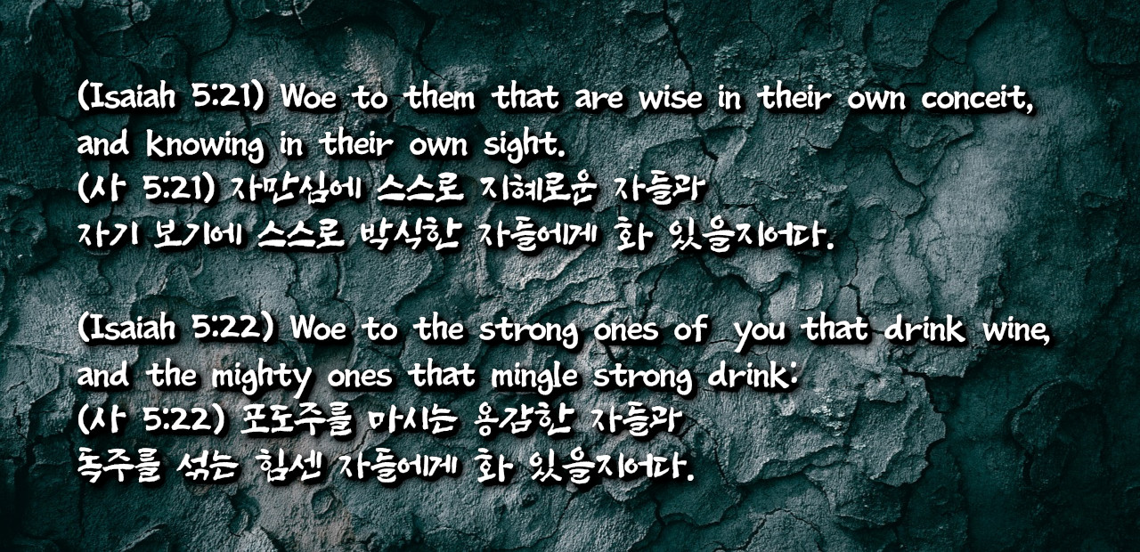 독주를 섞는 자들과 포도주를 마시는 자들