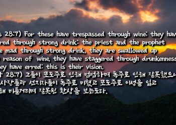 잘못된 환상을 보는 자들